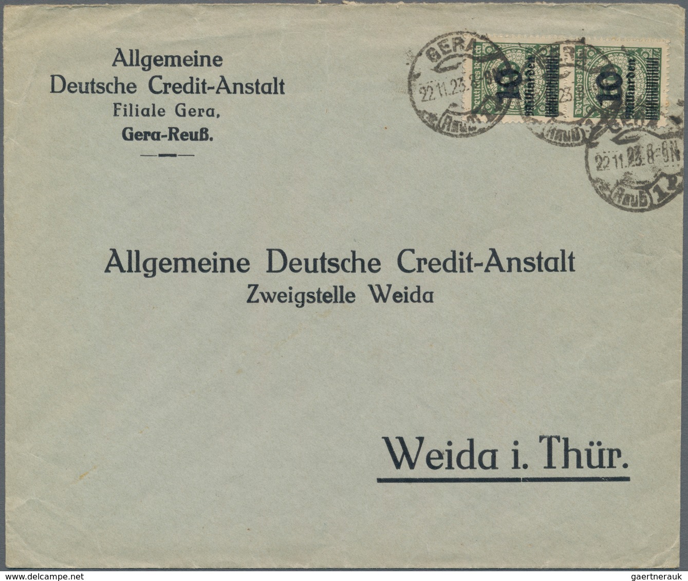 Deutsches Reich - Inflation: 1921/1923, reichhaltige Sammlung ab den Freimarken Ziffern/Arbeiter/Pos