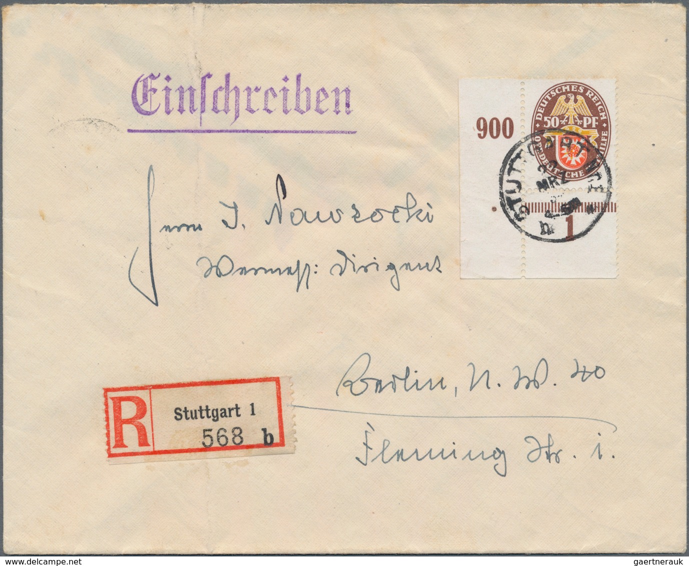 Deutsches Reich - Weimar: 1923/1932, gehaltvolle Sammlung mit ca.130 Belegen, dabei als Schwerpunkt