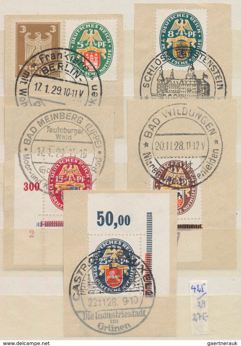 Deutsches Reich - Weimar: 1924/40 Ca., Partie Von Teils Besseren Sätzen Und Einzelstücken Aus Weimar - Collections