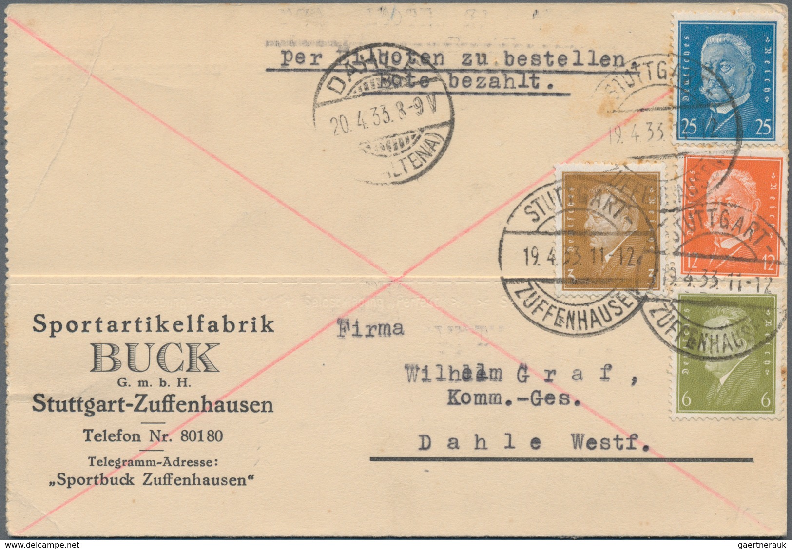 Deutsches Reich - Weimar: 1924-1932. Überschlägig Annähernd 600 Briefe, Post- Und Ansichtskarten, Ga - Collections