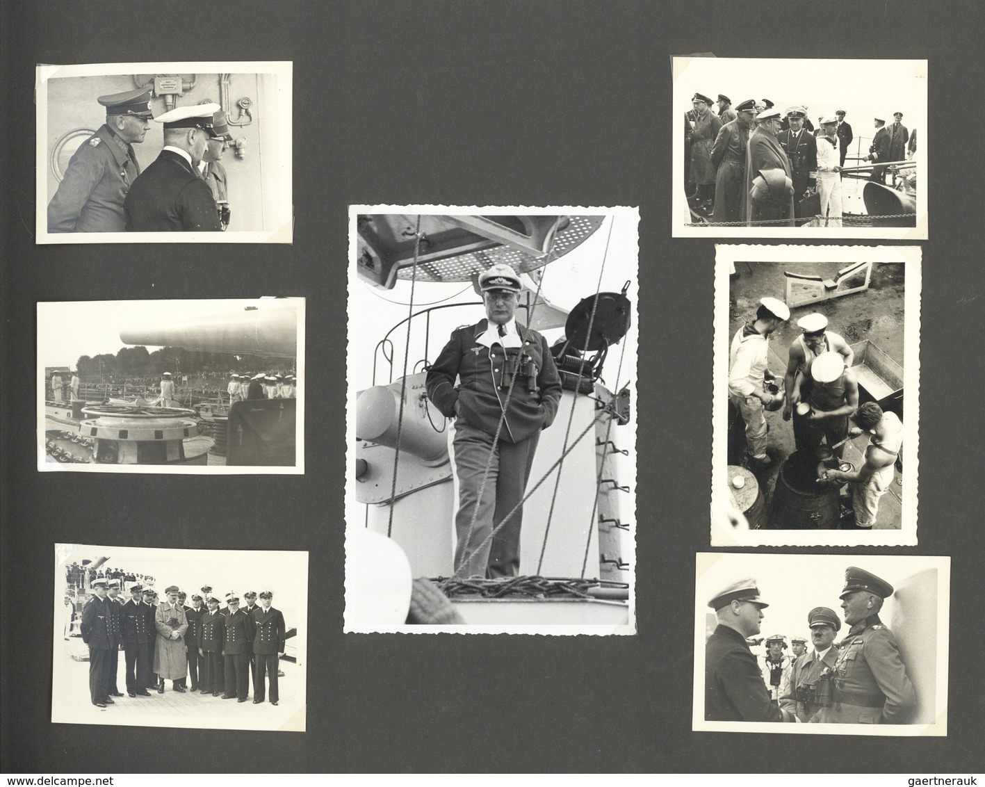 Deutsches Reich - 3. Reich: This Is An Original Embossed Panzerschiff Deutschland Photo Album, 15x11 - Covers & Documents