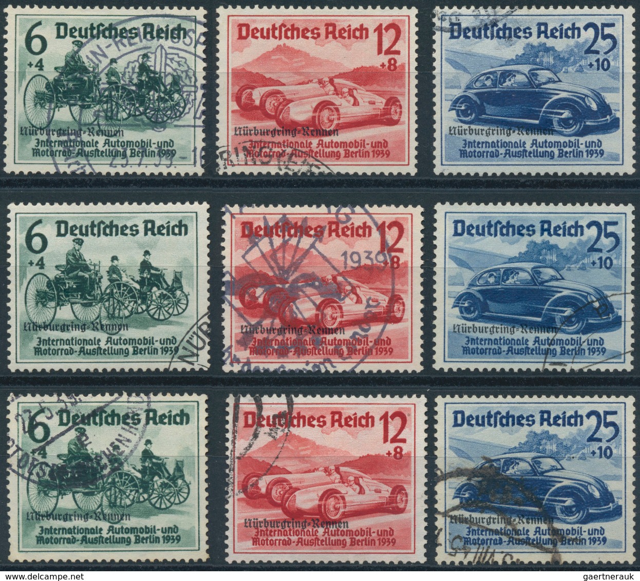 Deutsches Reich - 3. Reich: 1927/42, Gestempelter Dublettenbestand In Unterschiedlichen Stückzahlen - Covers & Documents