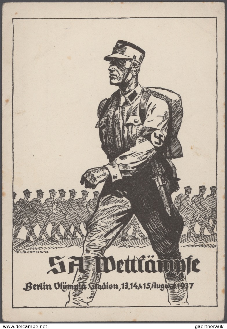 Deutsches Reich - 3. Reich: 1933/1945, Umfangreiche Nach Stempel U. Sonderstempel Aufgebaute Sammlun - Lettres & Documents