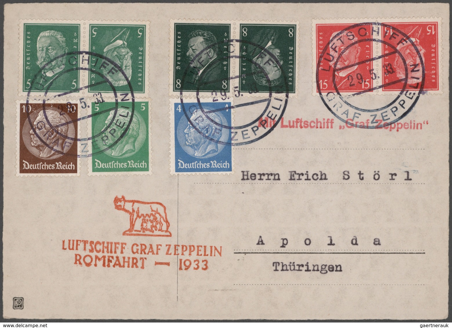 Deutsches Reich - 3. Reich: 1933/1945, umfangreiche nach Stempel u. Sonderstempel aufgebaute Sammlun