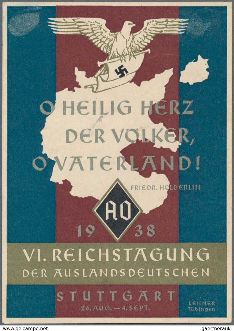 Deutsches Reich - 3. Reich: 1933/1945, Umfangreiche, Vorsortierte Sammlung Marken Und Belege Nach St - Lettres & Documents