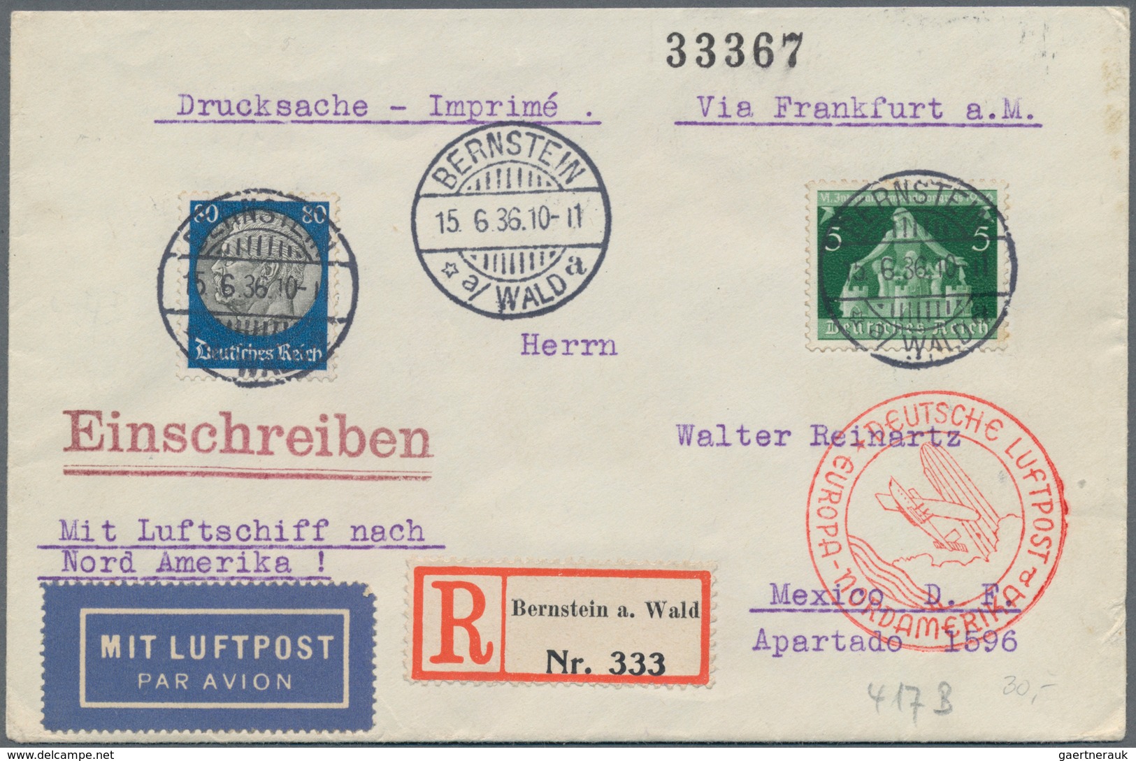 Deutsches Reich - 3. Reich: 1933/1945, umfangreiche, vorsortierte Sammlung Marken und Belege nach St