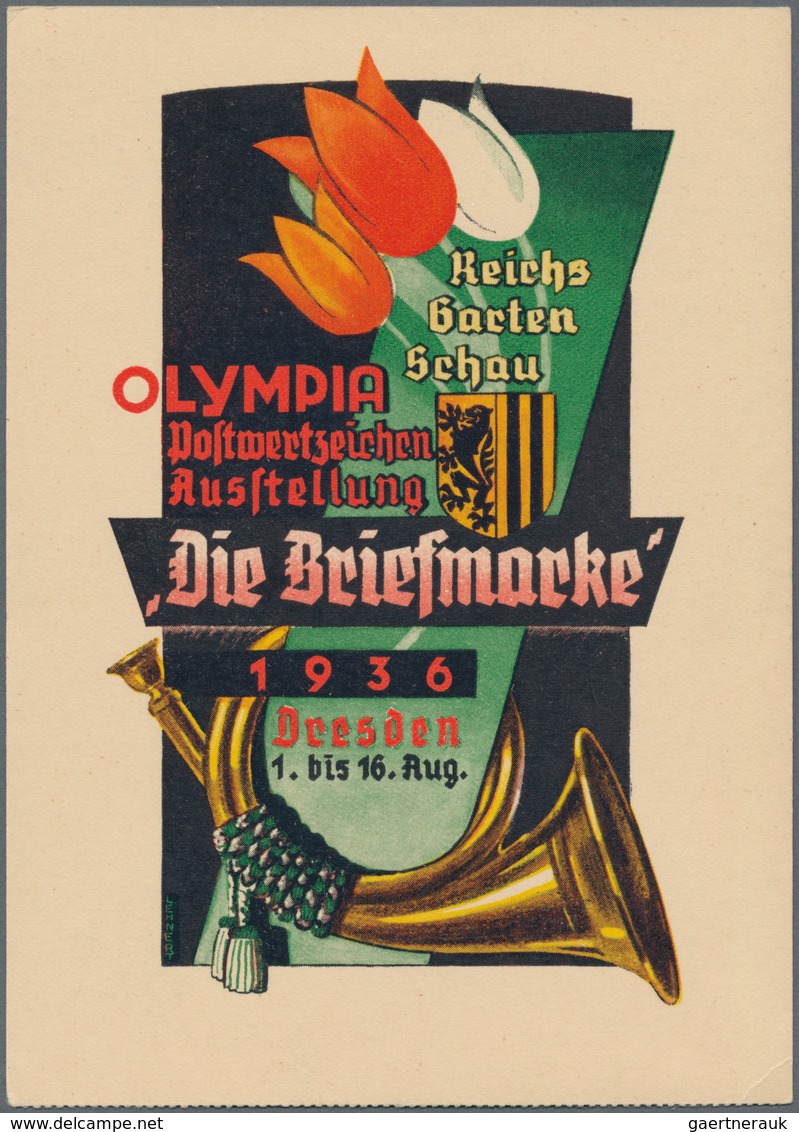 Deutsches Reich - 3. Reich: 1933/1945, umfangreiche, vorsortierte Sammlung Marken und Belege nach St