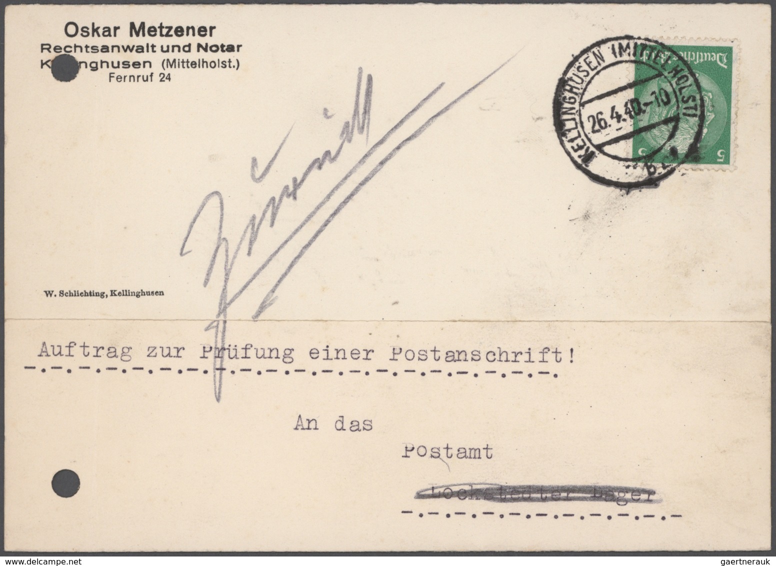 Deutsches Reich - 3. Reich: 1933/1945, Umfangreicher Posten Von Ca. 590 Belegen III. Reich Mit Einig - Lettres & Documents