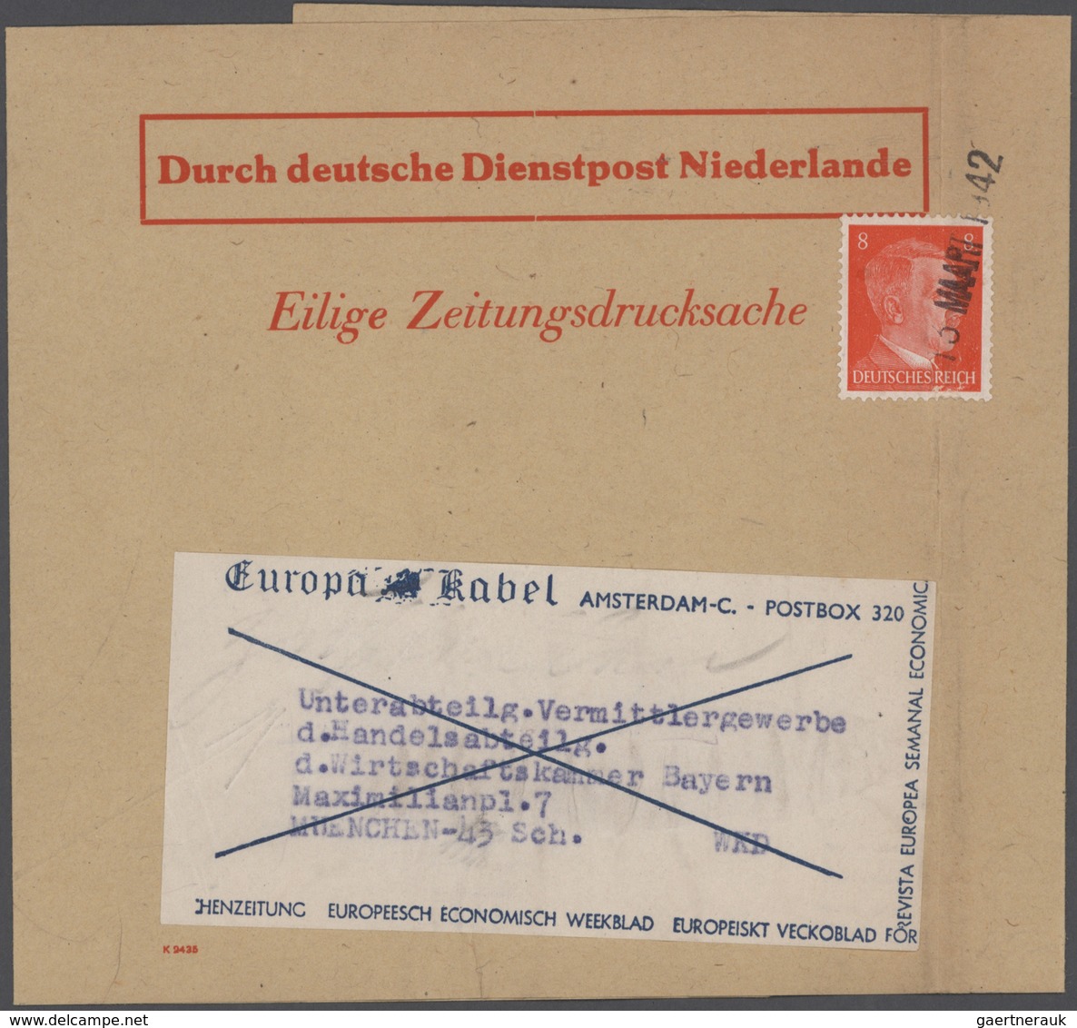 Deutsches Reich - 3. Reich: 1933/1945, Umfangreicher Posten Von Ca. 590 Belegen III. Reich Mit Einig - Lettres & Documents