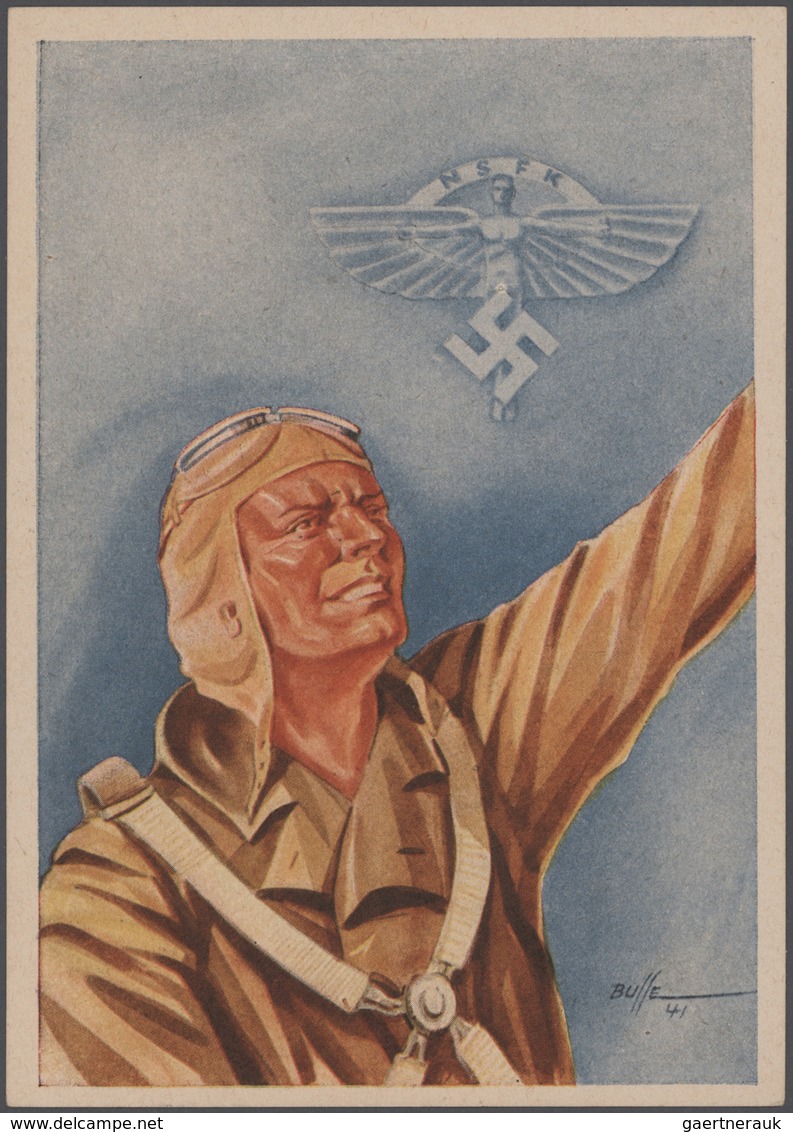 Deutsches Reich - 3. Reich: 1933/1945, Umfassende Und Vielseitig Strukturierte Sammlung Von Ca. 470 - Lettres & Documents