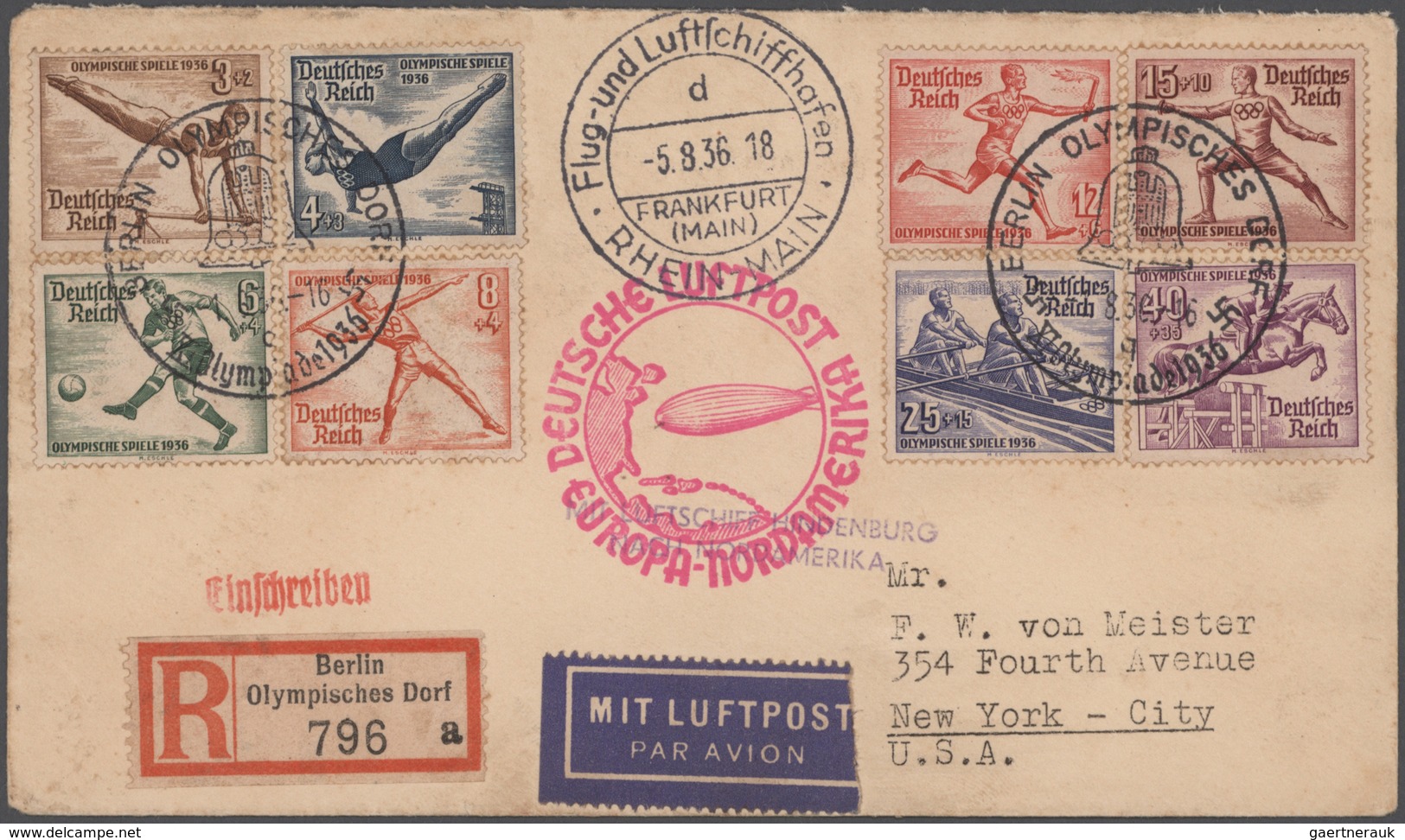 Deutsches Reich - 3. Reich: 1933/1945, Werthaltiger Belege-Posten Mit Ca. 63 EF, MeF Und MiF, Dabei - Lettres & Documents