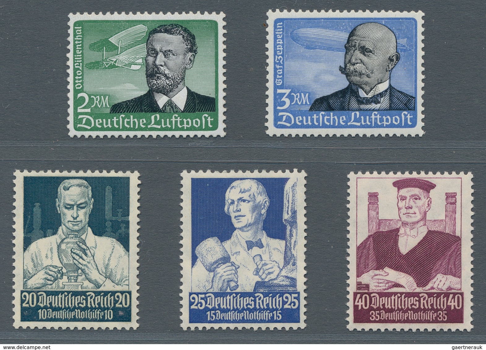 Deutsches Reich - 3. Reich: 1933-1945, Bis Auf Block 2 In Den Hauptnummern Komplette Postfrische Sam - Covers & Documents