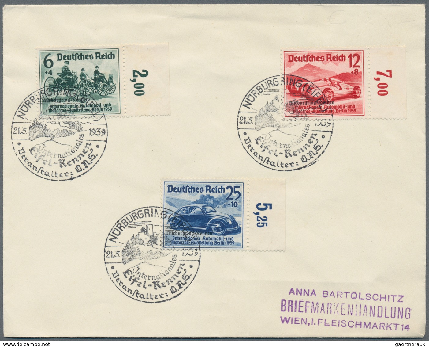 Deutsches Reich - 3. Reich: 1934/1944, Nette Partie Von Ca. 60 Briefen Und Karten, Dabei Wagner-Fran - Covers & Documents