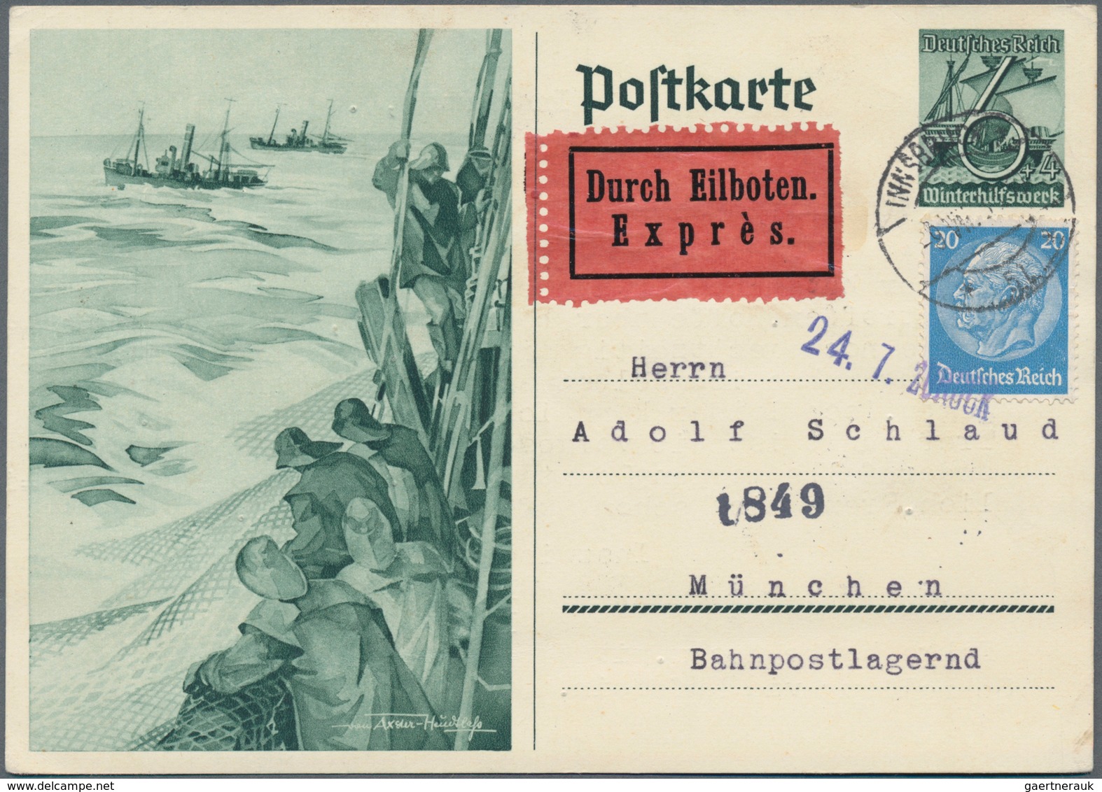 Deutsches Reich - 3. Reich: 1934/1944, Vielseitige Partie Von über 200 Briefen Und Karten, Dabei Att - Covers & Documents