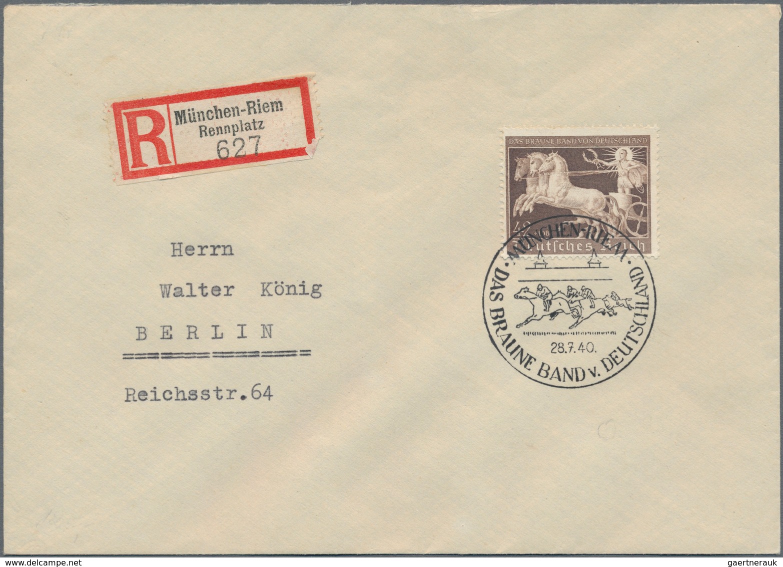 Deutsches Reich - 3. Reich: 1934/1944, Vielseitiger Posten Von Ca. 280 Belegen, Dabei Foto- Und Prop - Covers & Documents