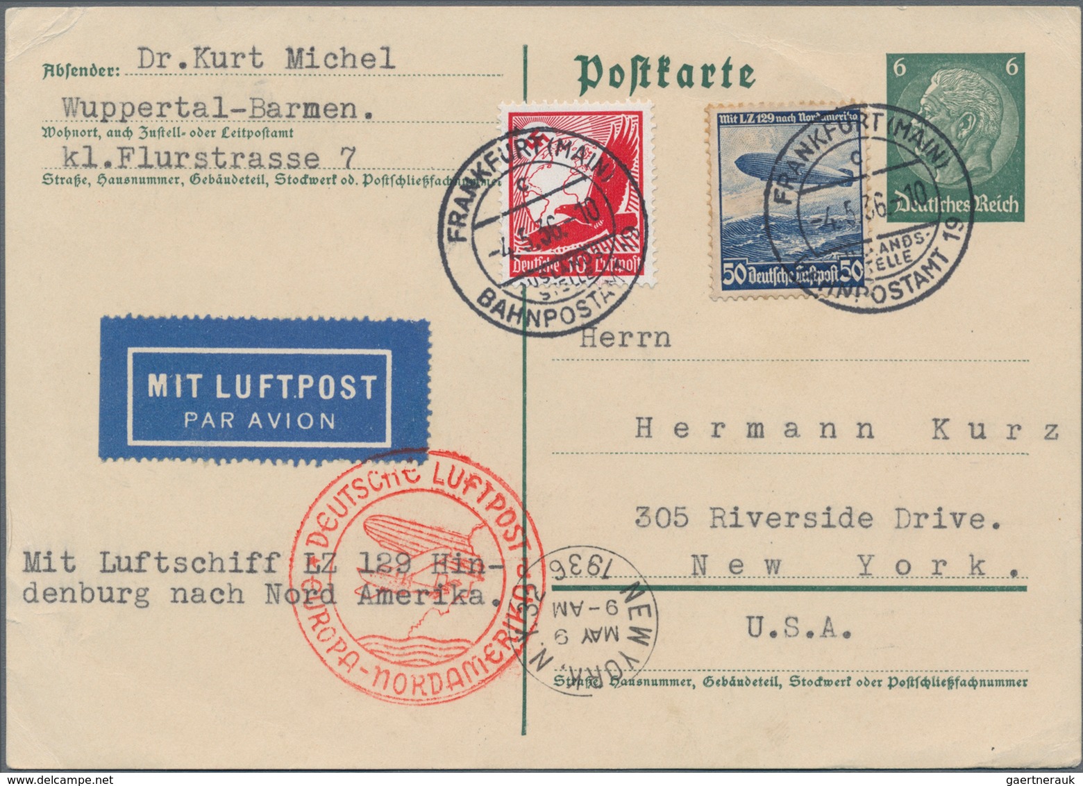 Deutsches Reich - 3. Reich: 1934/1944, Vielseitiger Posten Von Ca. 280 Belegen, Dabei Foto- Und Prop - Covers & Documents