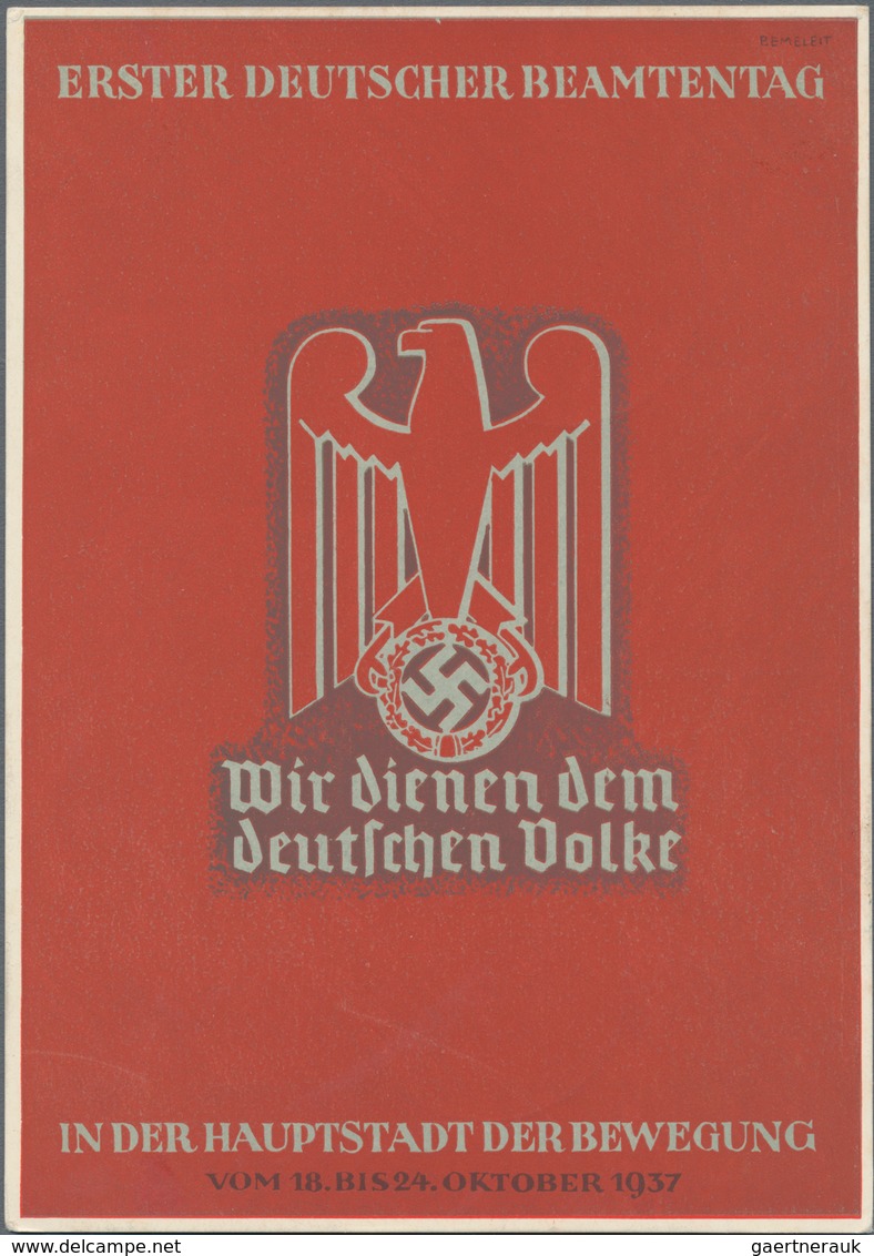 Deutsches Reich - 3. Reich: 1934/1944, vielseitiger Posten von ca. 280 Belegen, dabei Foto- und Prop