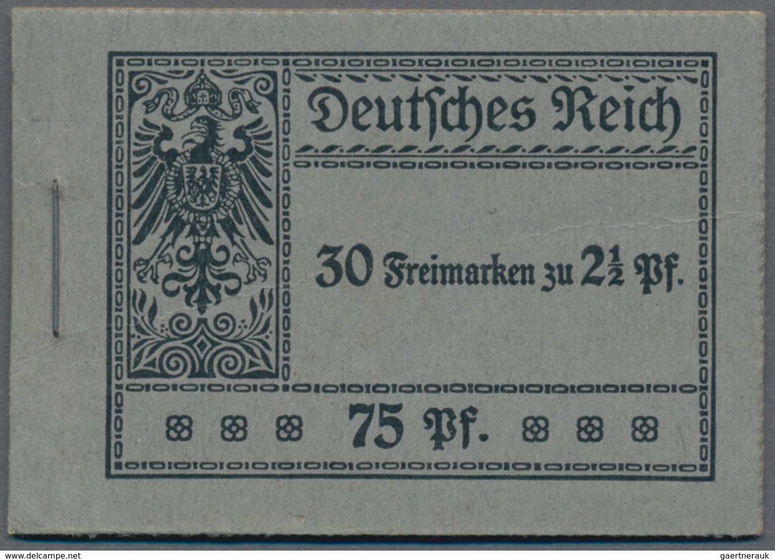 Deutsches Reich - Markenheftchen: 1916/1938, Saubere Postfrische Partie Von Zehn Markenheftchen: MiN - Carnets