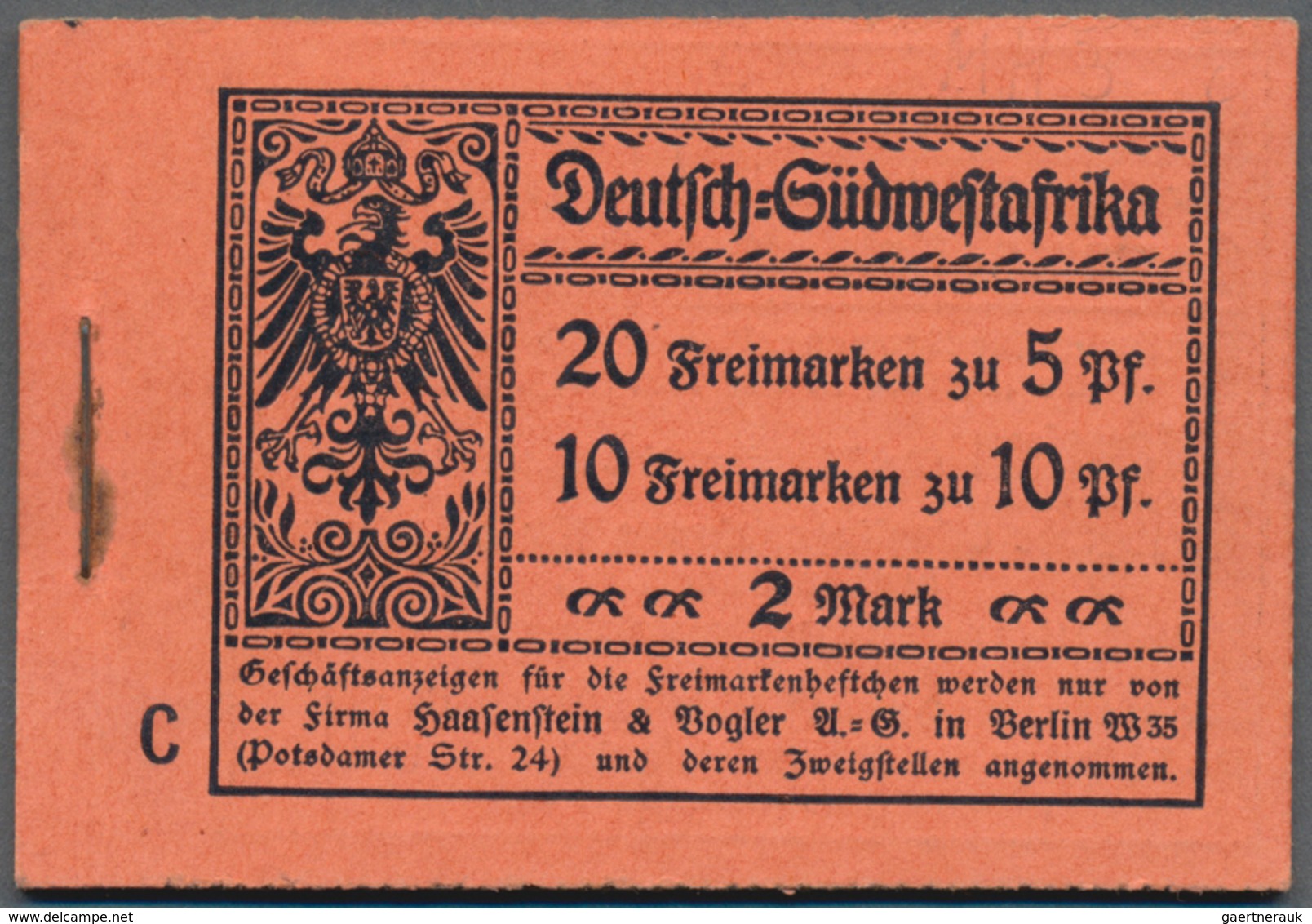 Deutsches Reich - Markenheftchen: 1919/1921, Lot Von Drei Germania-Markenheftchen: MiNr. 12 A, 14.1 - Carnets