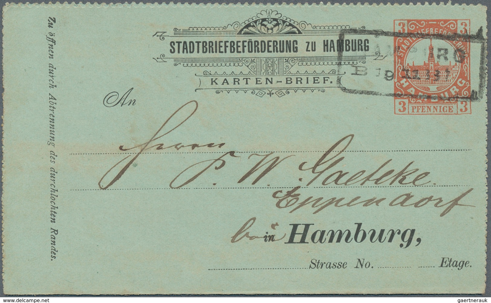 Deutsches Reich - Privatpost (Stadtpost): 1866/1900 (ca.), Sammlung Von Ca. 65 Belegen Mit Berlin, H - Postes Privées & Locales