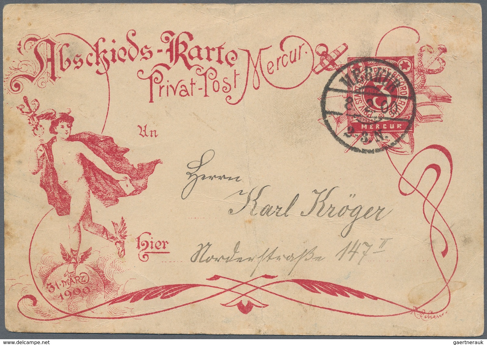 Deutsches Reich - Privatpost (Stadtpost): AUGSBURG Bis ZITTAU, Umfangreiche Sammlung Privatpost-Absc - Private & Local Mails