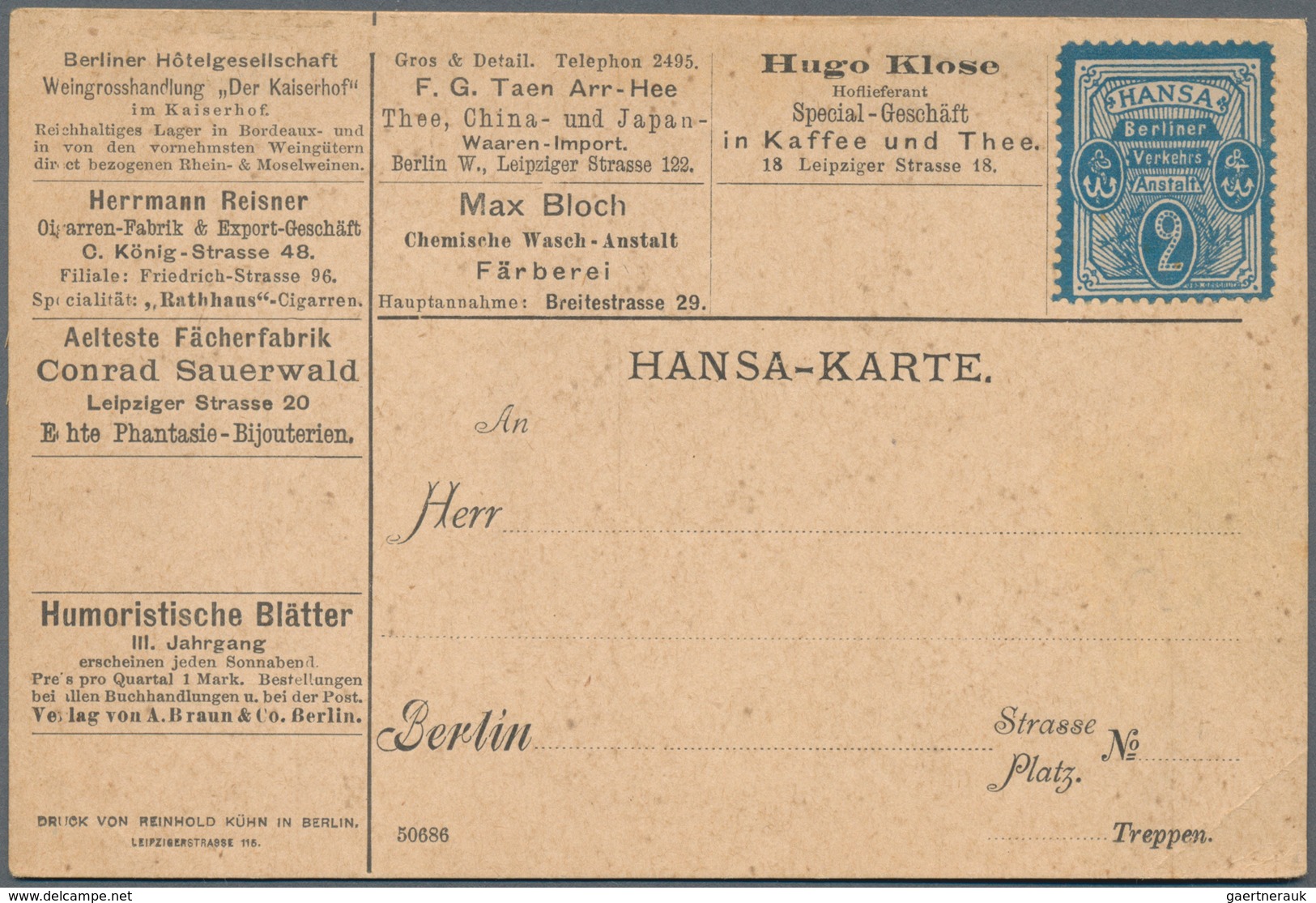 Deutsches Reich - Privatpost (Stadtpost): Ca. 1890/1920, Posten Von über 240 Meist Gebrauchten Priva - Postes Privées & Locales