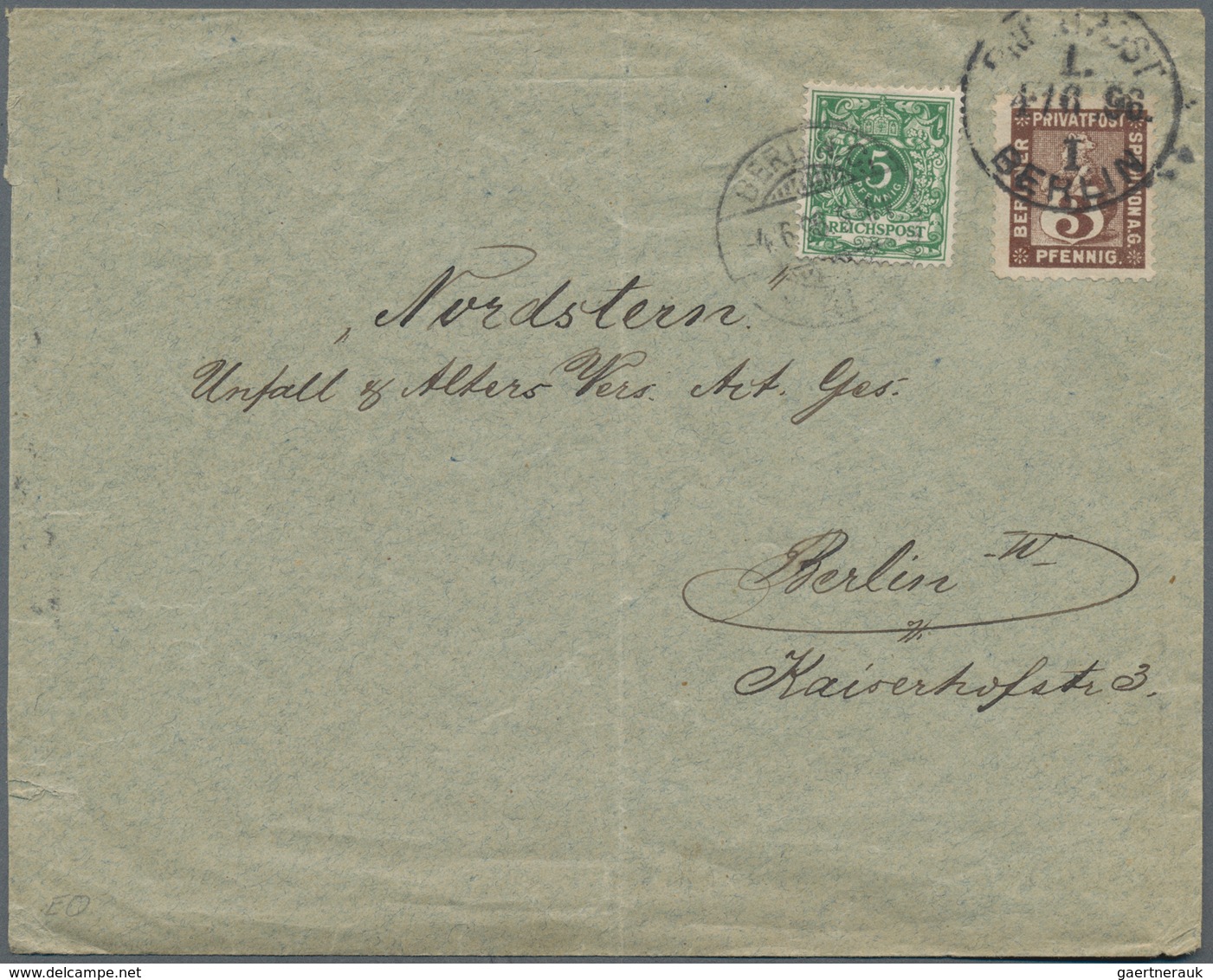 Deutsches Reich - Privatpost (Stadtpost): Ca. 1890/1920, Posten Von über 240 Meist Gebrauchten Priva - Postes Privées & Locales