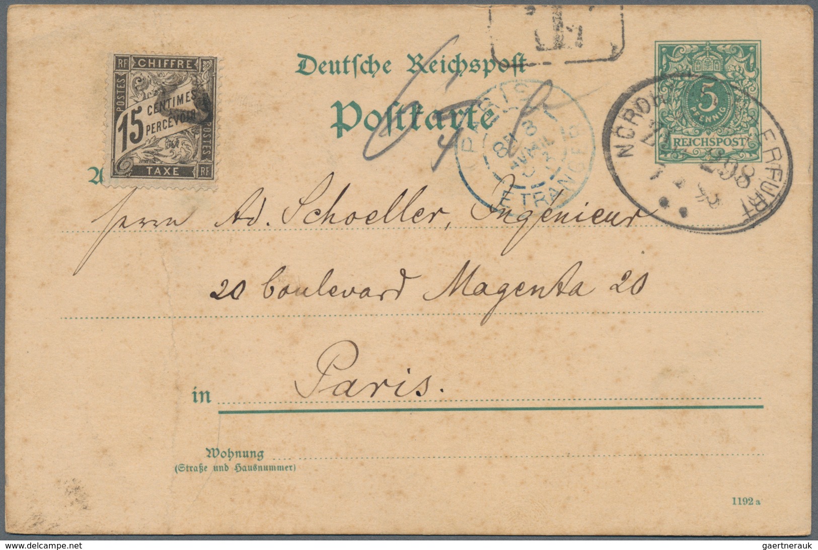 Deutsches Reich - Ganzsachen: 1870er-1940er Jahre: Etwa 450 Ganzsachen, Gebraucht Oder Ungebraucht, - Otros & Sin Clasificación