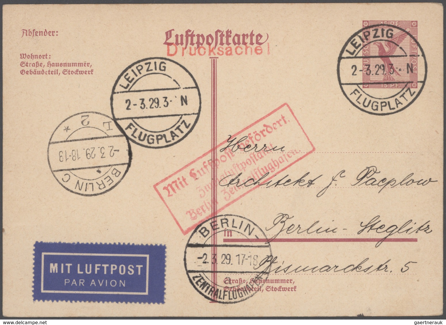 Deutsches Reich - Ganzsachen: 1873/1944, Spezialsammlung der gebrauchten Ganzsachenpostkarten von P