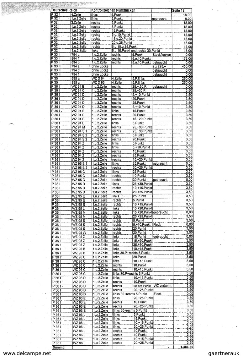 Deutsches Reich - Ganzsachen: 1891/1900, Spezial-Sammlung Von Ca. 327 Meist Ungebrauchten Ganzsachen - Other & Unclassified