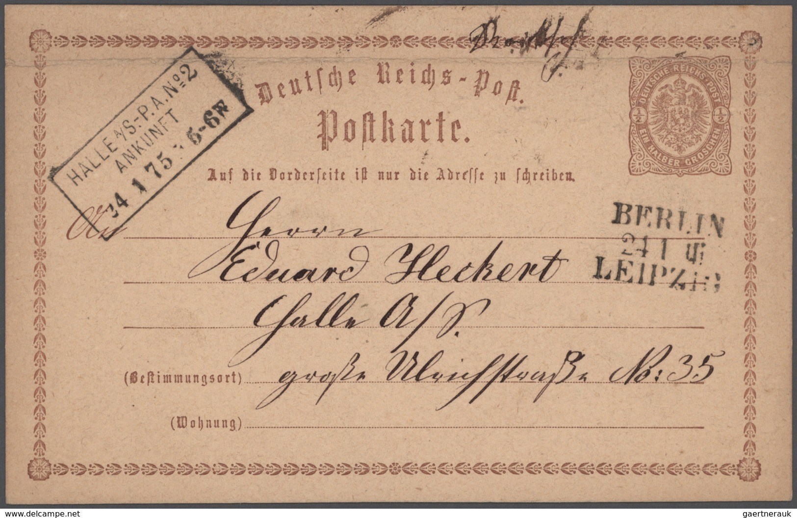 Deutsches Reich - Bahnpost: 1875/1945, Posten Von Ca. 588 Bahnpostbelegen In überwiegend Sauberer Be - Other & Unclassified