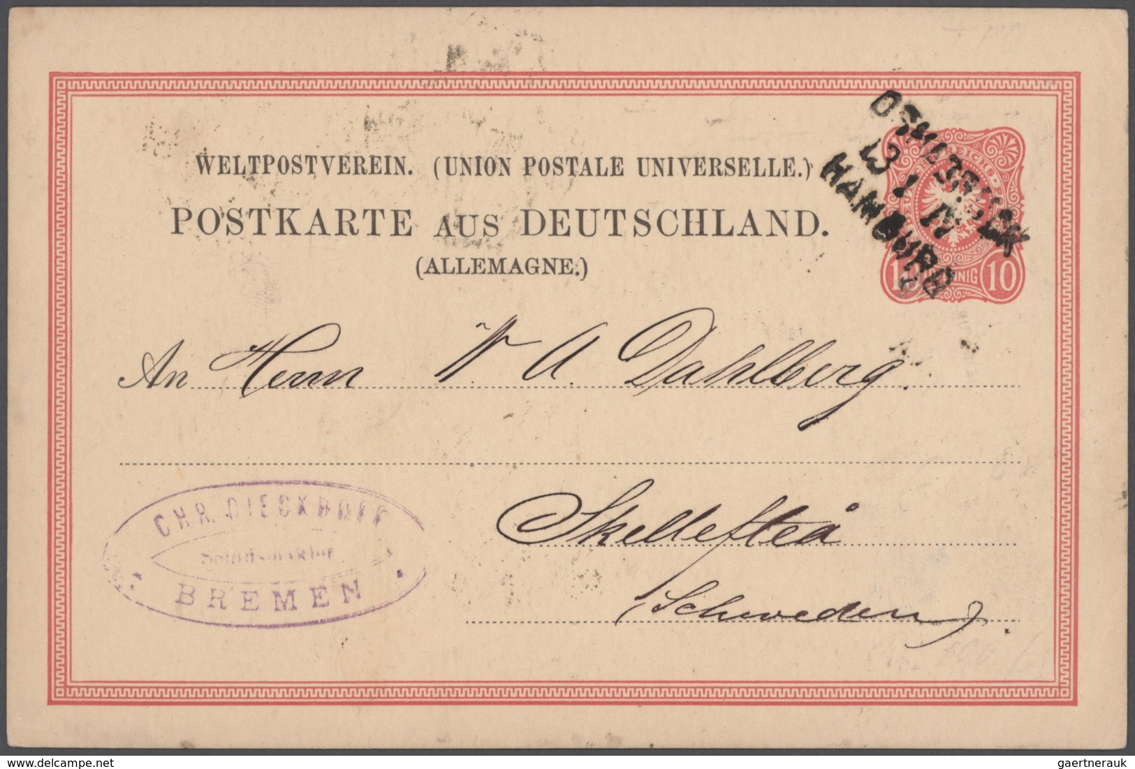 Deutsches Reich - Bahnpost: 1875/1945, Posten Von Ca. 588 Bahnpostbelegen In überwiegend Sauberer Be - Autres & Non Classés