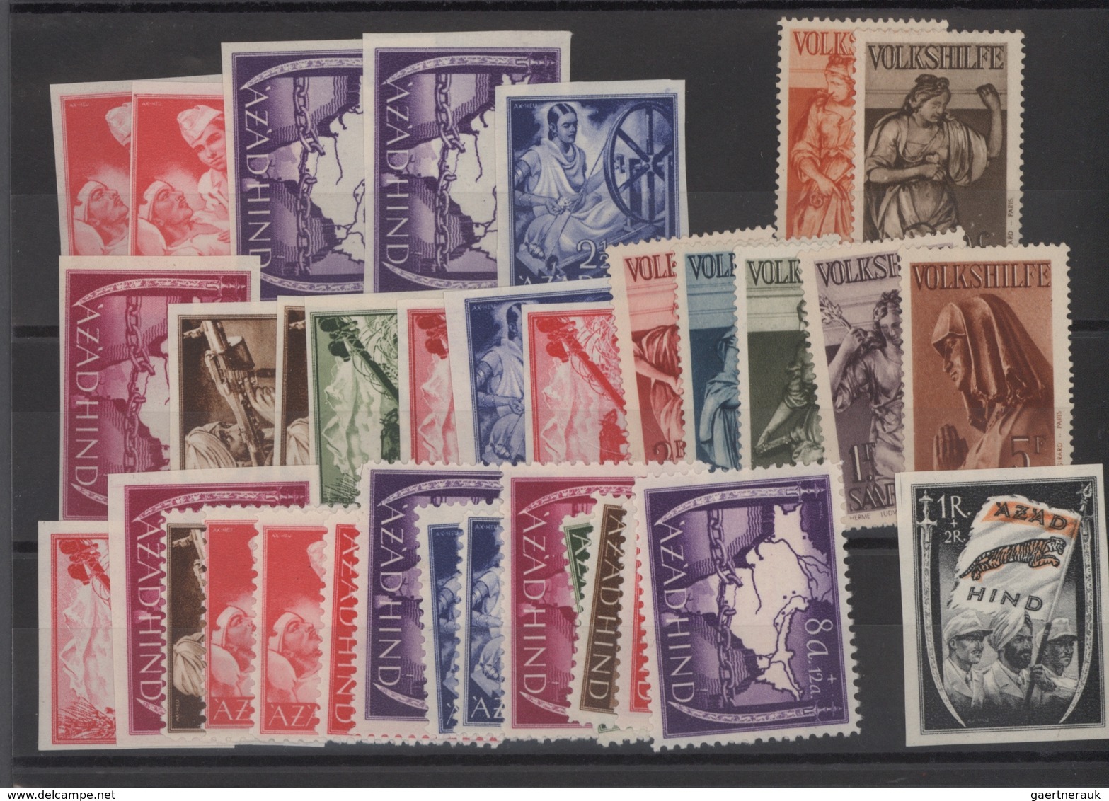 Deutsches Reich - Nebengebiete: 1890/1945 (ca.), Reichhaltiger Und Sehr Ergiebiger Bestand Auf Steck - Collections