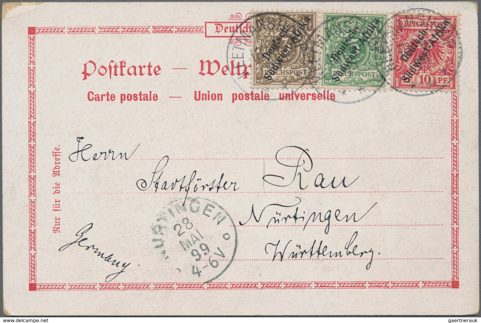 Deutsche Auslandspostämter + Kolonien: 1890/1917 (ca.), Vielseitige Partie Von Ca. 123 Briefen, Kart - Autres & Non Classés