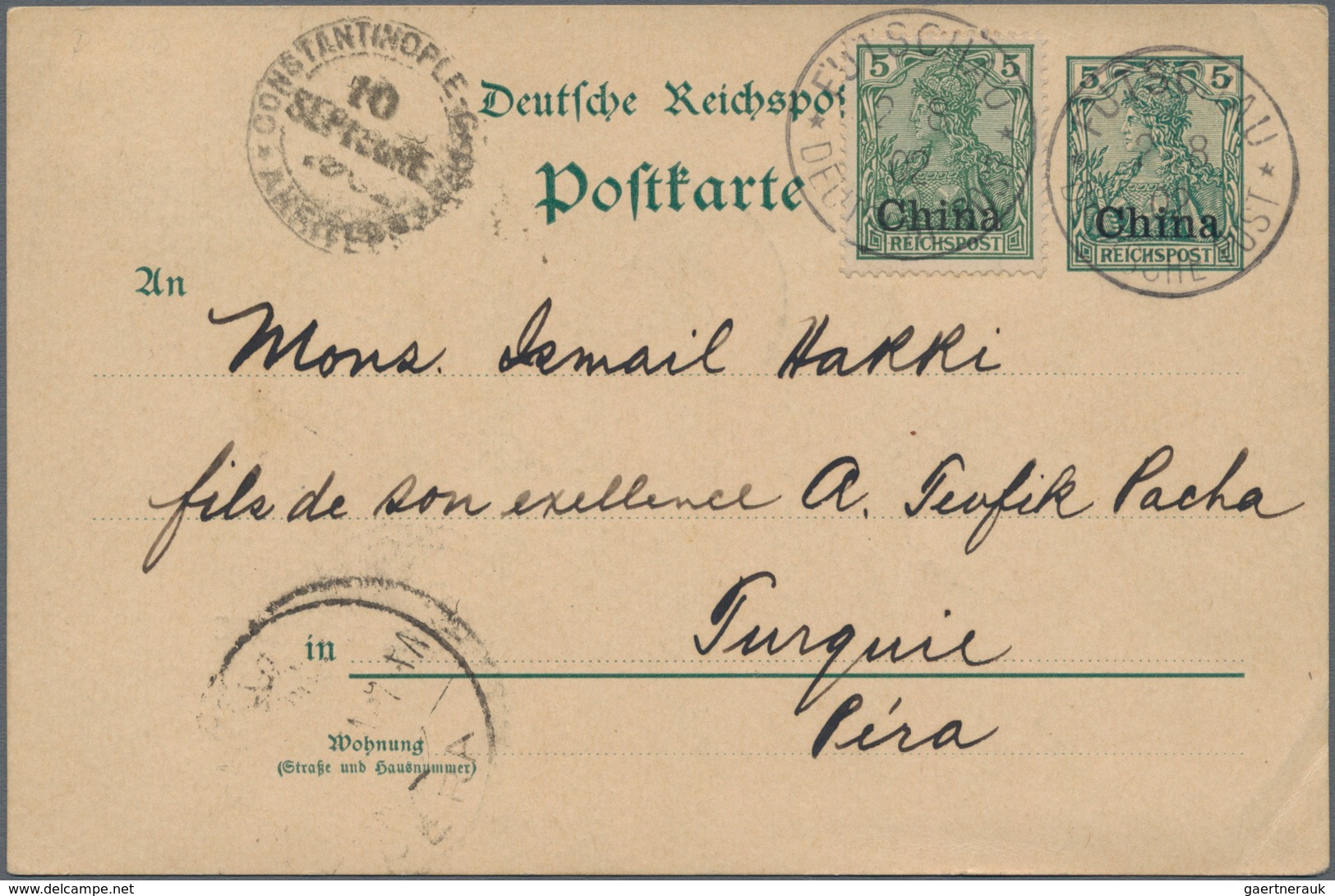 Deutsche Auslandspostämter + Kolonien: 1891/1916, Interessanter Sammlungsbestand Mit Ca.60 Briefen, - Otros & Sin Clasificación