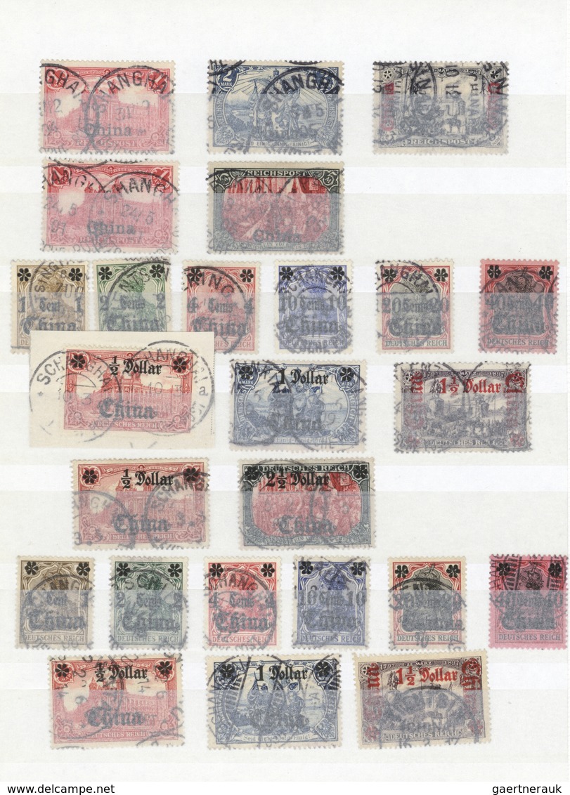 Deutsche Post In China: 1898/1918, Saubere Sammlungspartie Mit U.a. MiNr. 15/27, 28/37, 38/47, Ferne - China (offices)