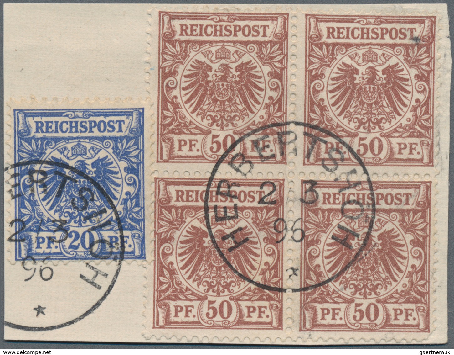 Deutsch-Neuguinea - Vorläufer: 1888/1901, Vor- Und Mitläufer, Partie Von 13 Werten, Dabei V 41 "STEP - Nouvelle-Guinée