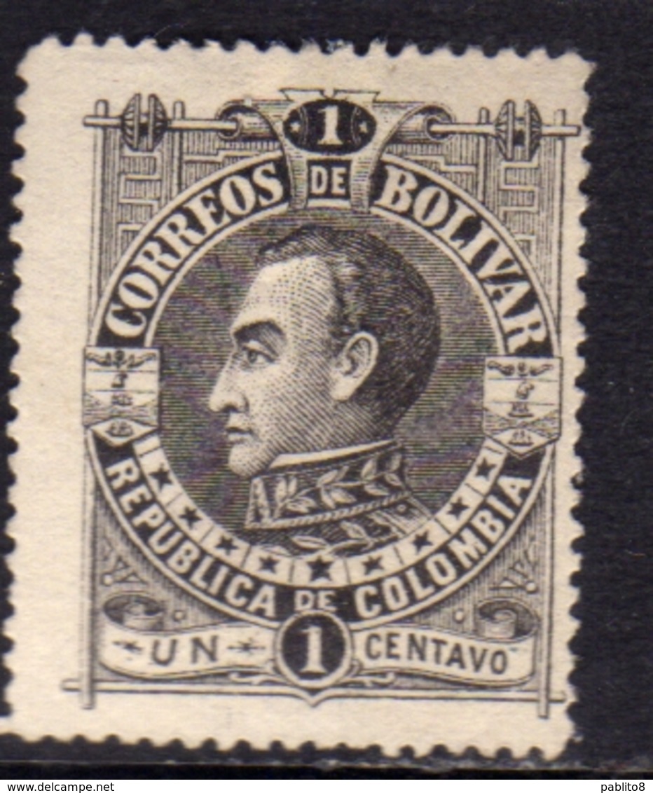 COLOMBIA BOLIVAR 1891 CENT. 1c MH - Colombia