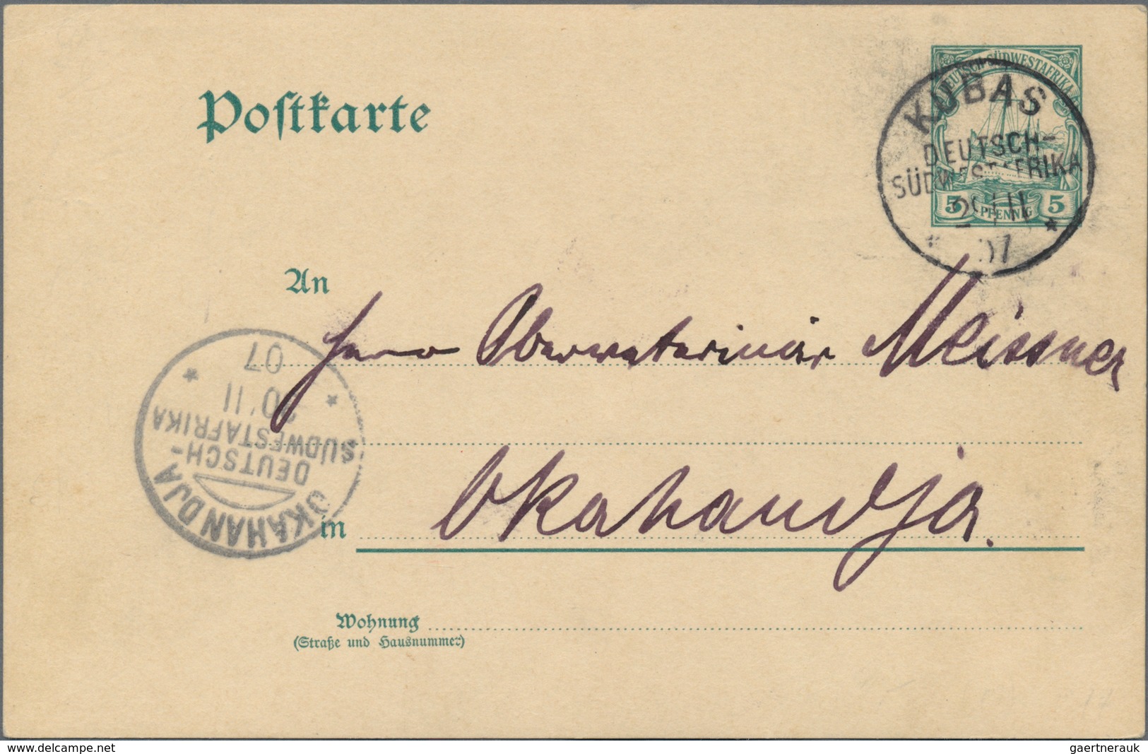 Deutsch-Südwestafrika - Ganzsachen: 1897/1914, Sammlung Von Ca. 100 Ganzsachenpostkarten, Davon Etwa - German South West Africa