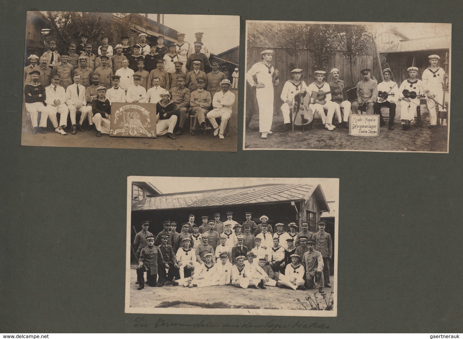 Deutsche Kolonien - Kiautschou: 1913/1920, altes Fotoalbum eines Angehörigen der Marine-Artillerie i