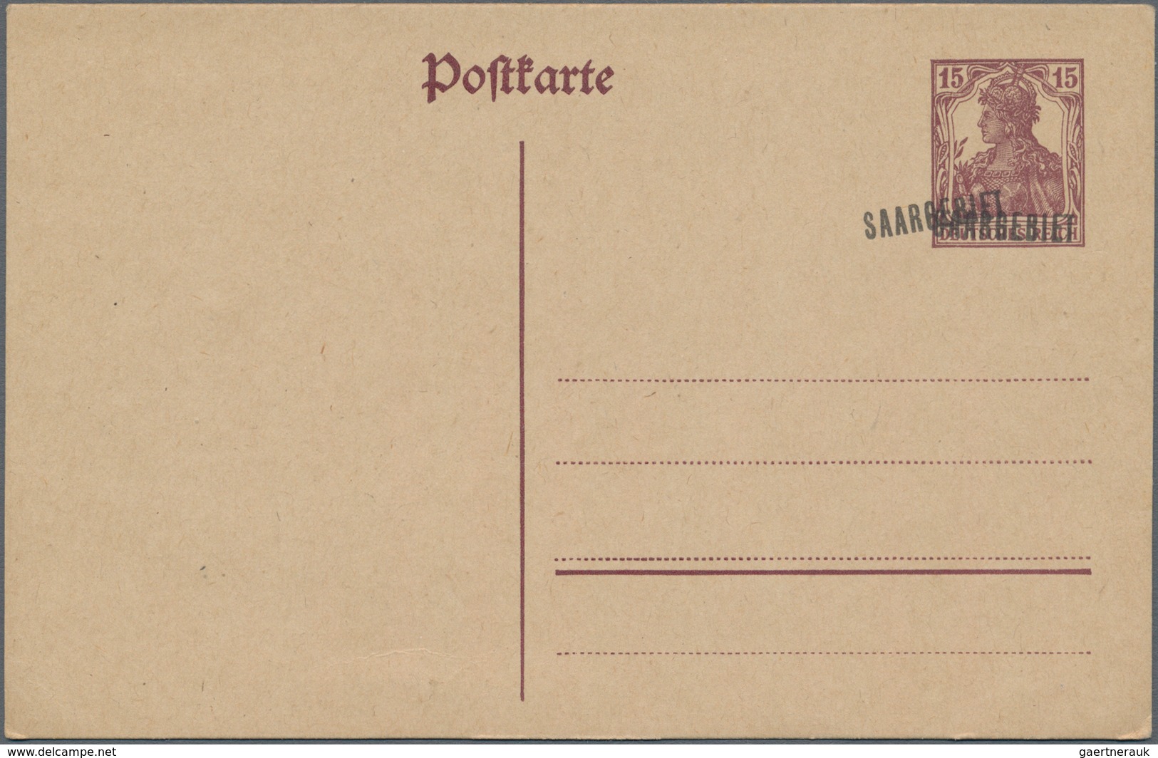 Deutsche Abstimmungsgebiete: Saargebiet: 1920/1935, Partie Von 23 Briefen, Karten Und Ganzsachen, Da - Covers & Documents