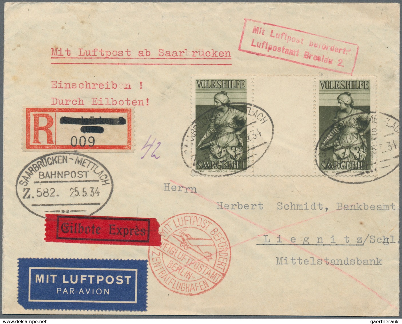 Deutsche Abstimmungsgebiete: Saargebiet: 1920/1959, Saargebiet Und Saarland: Generalsammlung Mit Ca. - Lettres & Documents