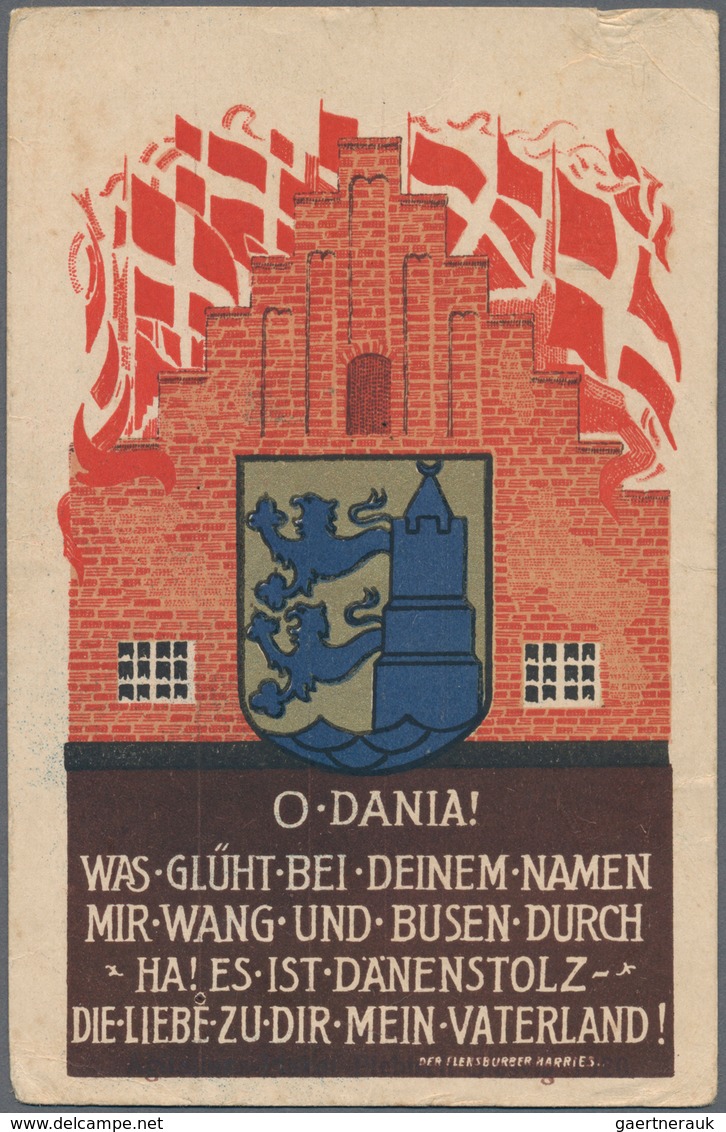 Deutsche Abstimmungsgebiete: Schleswig: 1920, Vielseitige Partie Von 37 Propagandakarten (deutsch/dä - Other & Unclassified