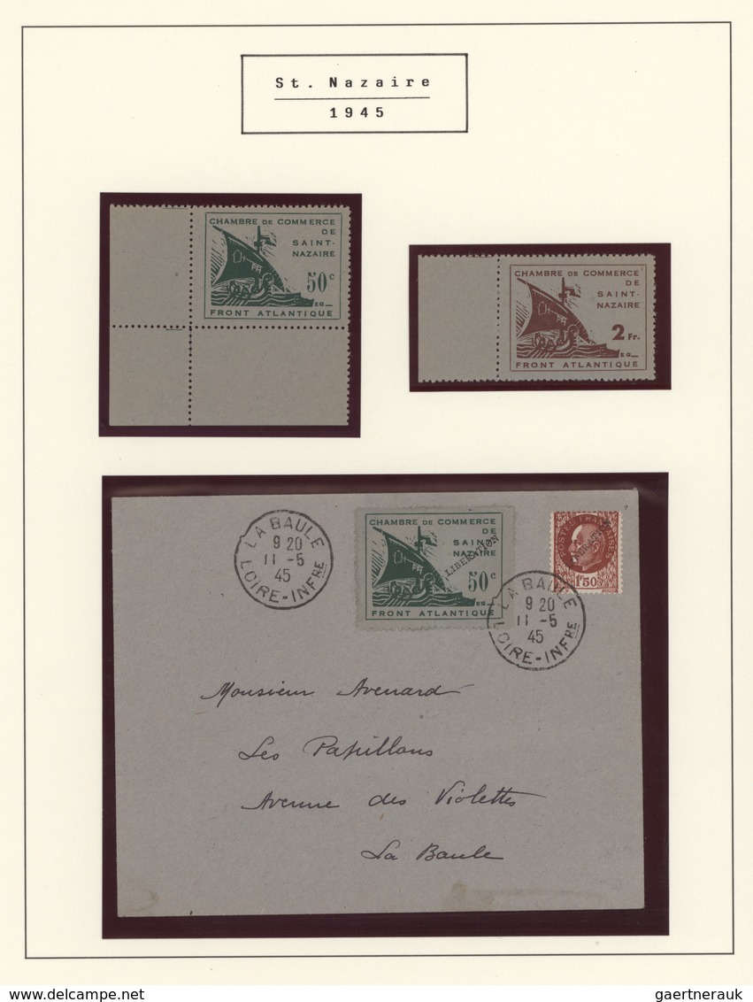 Deutsche Besetzung II. WK: 1939-1945, sehr gut besetzte, zum Teil doppelt geführte Sammlung mit zusä