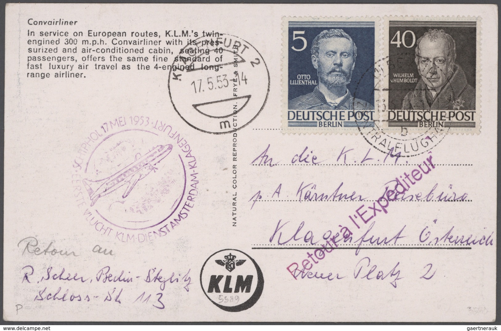 Deutschland Nach 1945: 1945/1953, Sammlung Von Ca. 180 Briefen Und Karten, Dabei All.Besetzung Ziffe - Collections