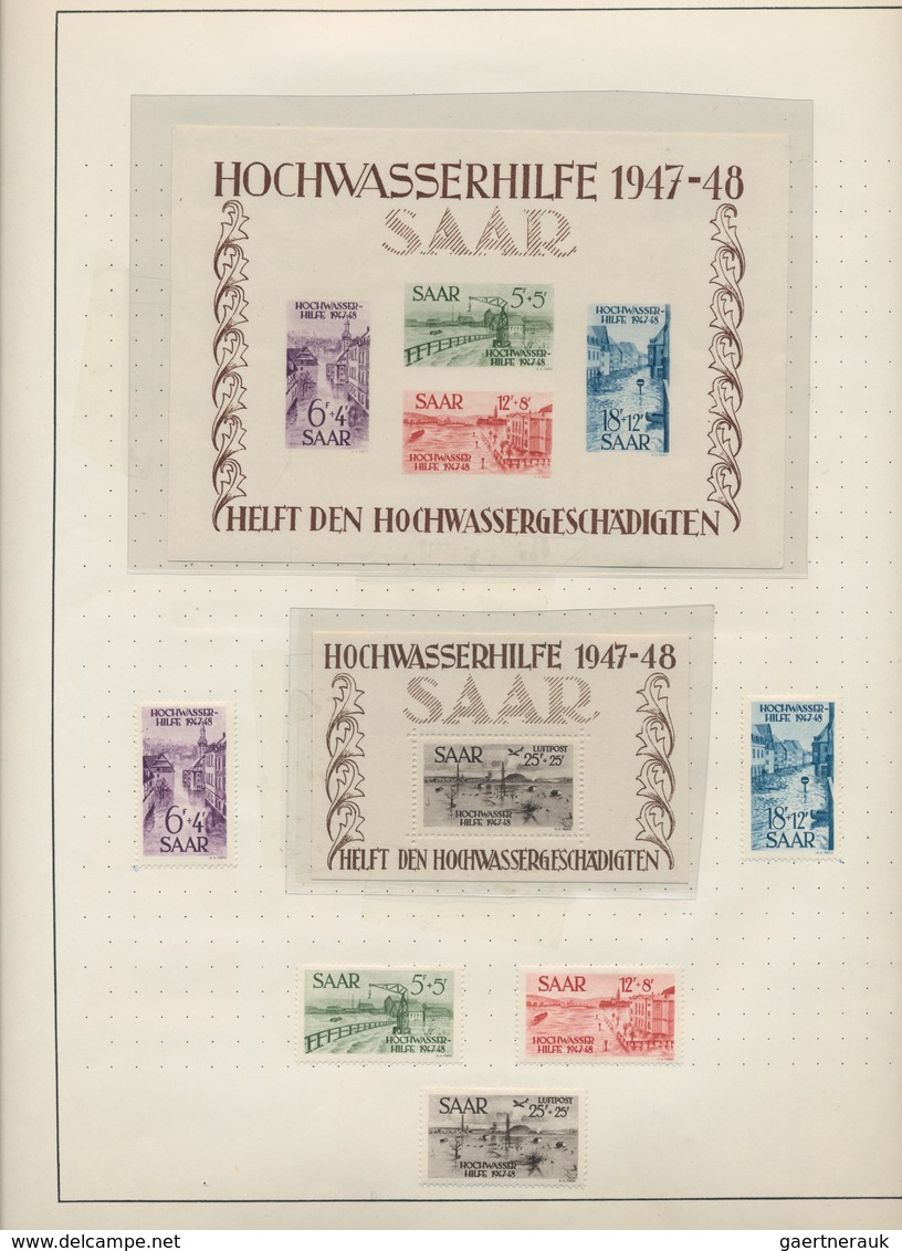 Deutschland Nach 1945: 1946/1959, Saubere Sammlung Auf Alten Blättern, Dabei Bund Mit U.a. Posthorn- - Collections
