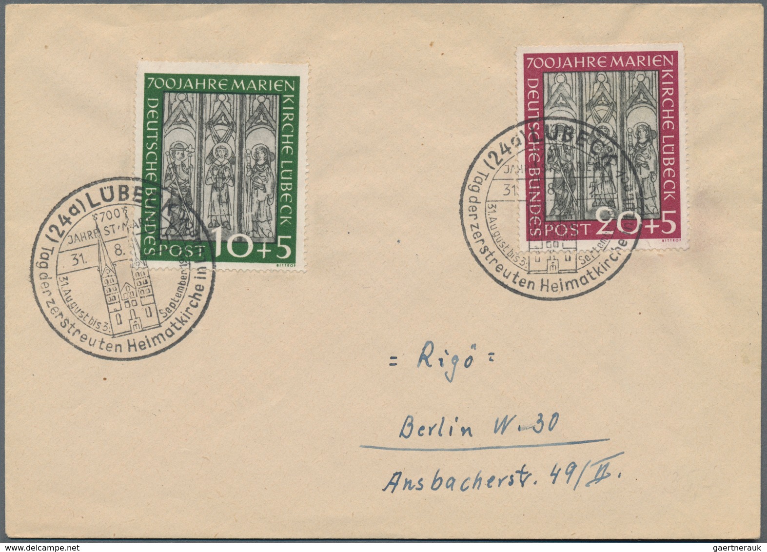 Deutschland Nach 1945: 1946/1995, Vielseitiger Posten Von Ca. 730 Briefen Und Karten Mit Hauptwert B - Collections