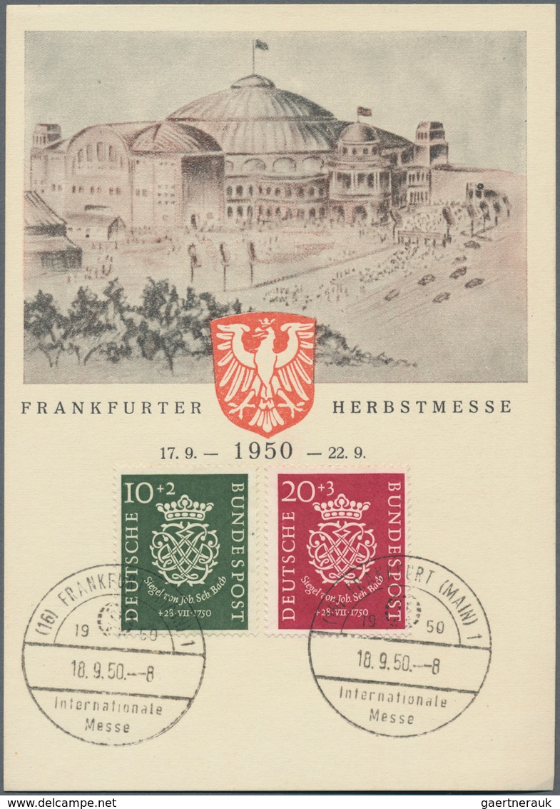 Deutschland Nach 1945: 1946/1995, Vielseitiger Posten Von Ca. 730 Briefen Und Karten Mit Hauptwert B - Collections