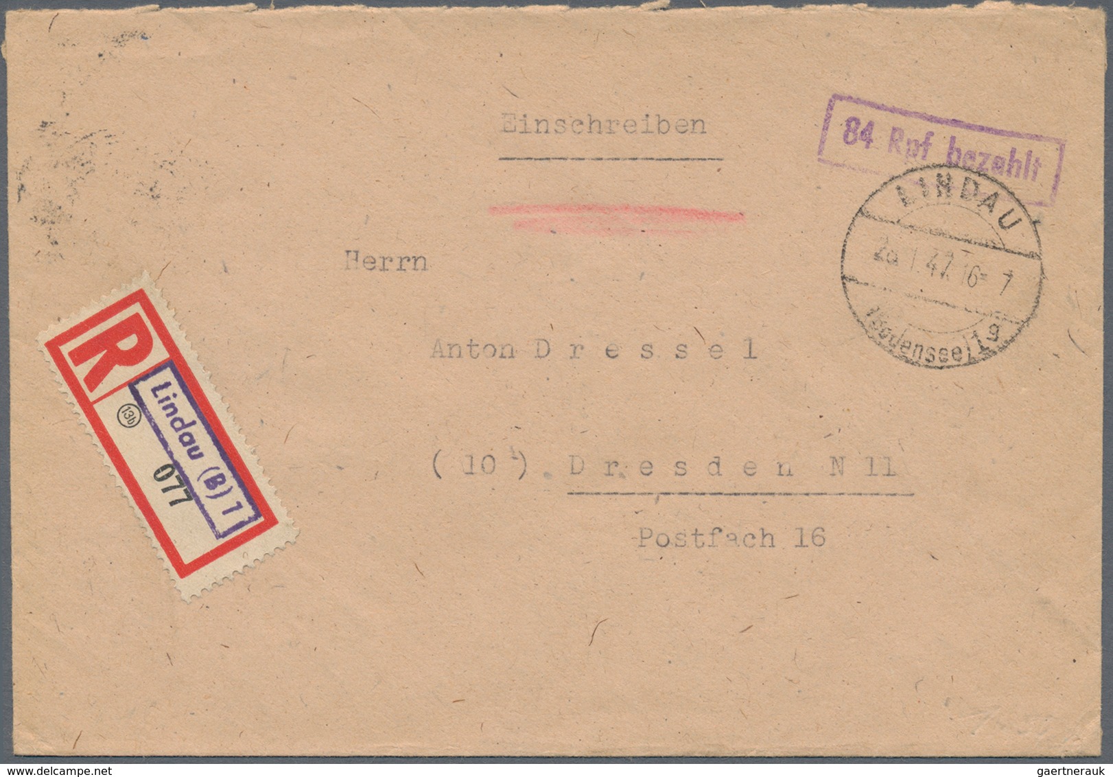 Alliierte Besetzung - Gebühr Bezahlt: 1945/1949, Württemberg Plz 14a/b, Saubere Partie Von Ca. 173 G - Autres & Non Classés