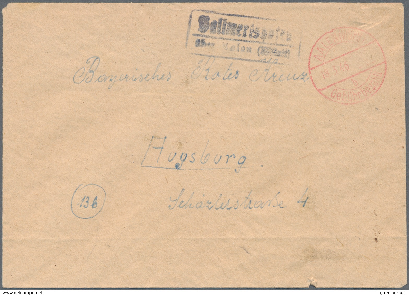 Alliierte Besetzung - Gebühr Bezahlt: 1945/1953, Württemberg (Amerikanische Und Französische Zone), - Other & Unclassified